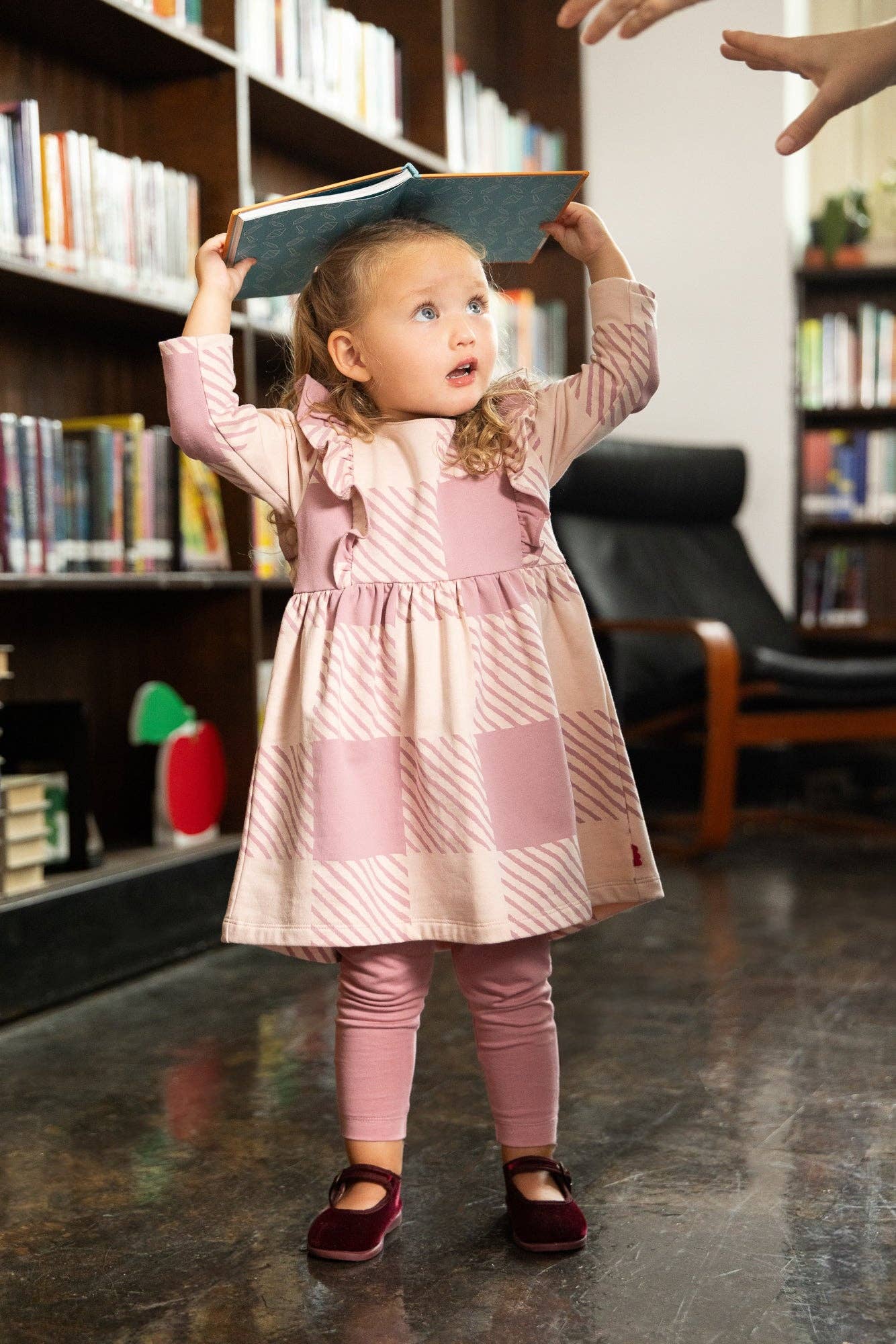 Mon Coeur - Wholesale Dress - Kids - Recycled Cotton Buffalo Check RuffleDress