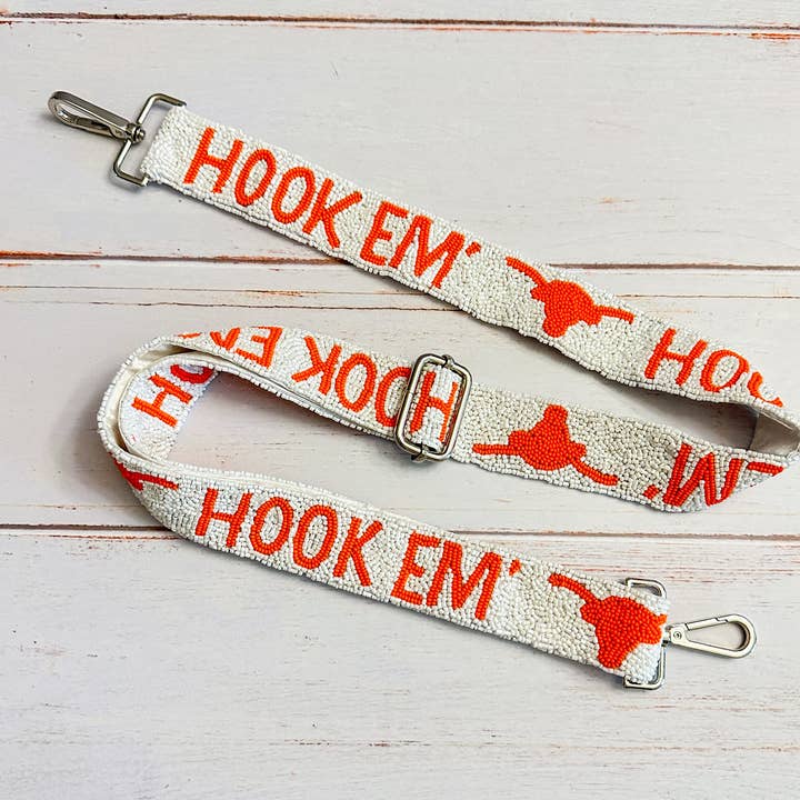 Hook ‘Em Adjustable Beaded Strap for wholesale by Pria Handmade Accessories