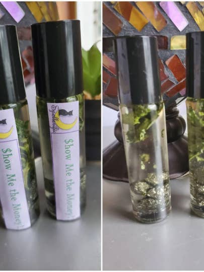 SHOW ME the MONEY! Oil - Spell Oil / Manifest / Money for wholesale by Spellerific - For All Your Witchy Needs!