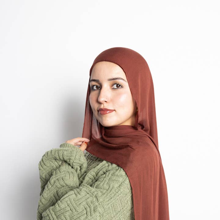 Bella Hijabs - Wholesale Hijab - Women's - Modal Hijab - Spiced Cocoa0