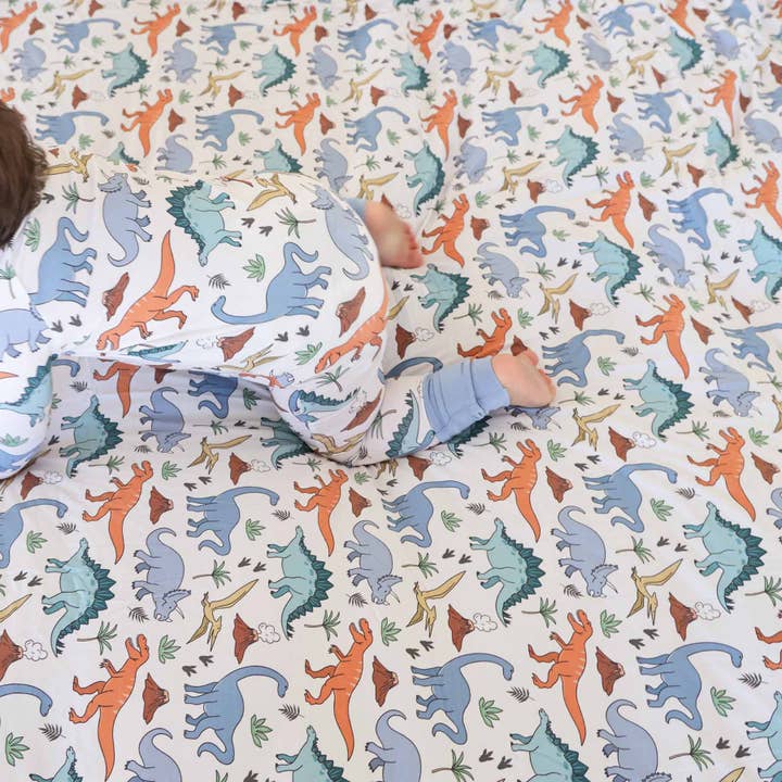 Nestlingo - Wholesale Jumpsuit - Baby - Dino Dude Convertible Zip Romper