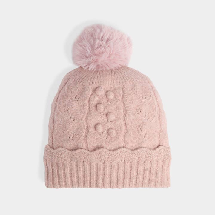 COCO + CARMEN - Wholesale Beanie - Women's - Sweet Scallop Knit Hat4