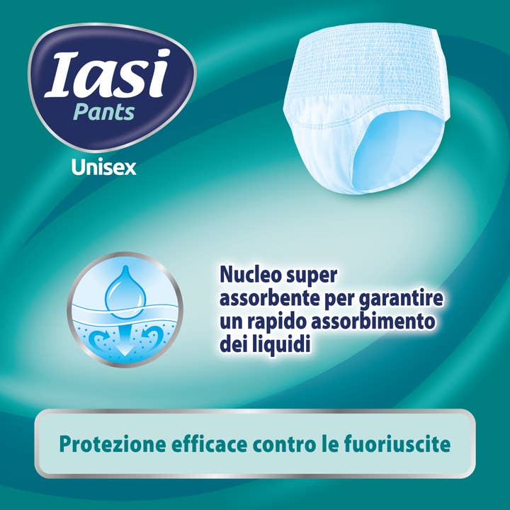 Babylino - Wholesale Incontinence Aid - IASI Unisex High Protection Pants Size XL, Maxi Absorbency, 10 Units1