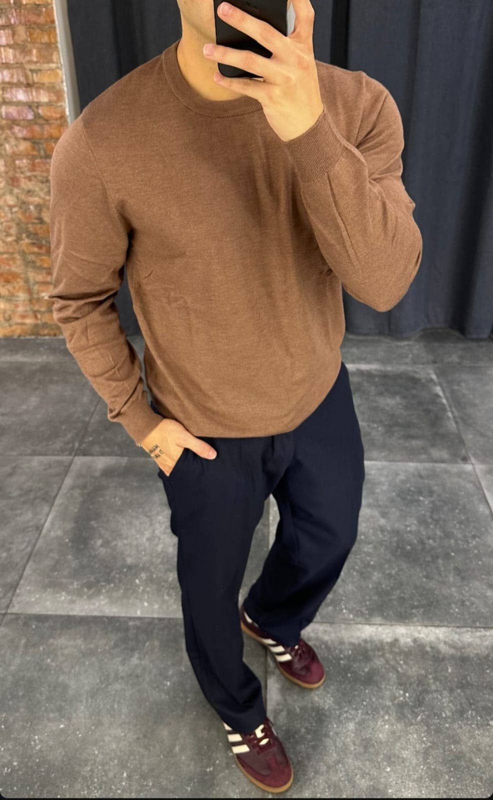 MAKAI the label - Wholesale Knit Sweater - Men's - Wool blend crewneck - Kaio4