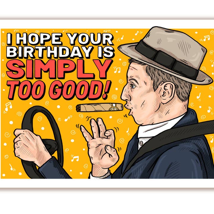 DRIVING CROONER | Birthday Card for wholesale by GoochDoods