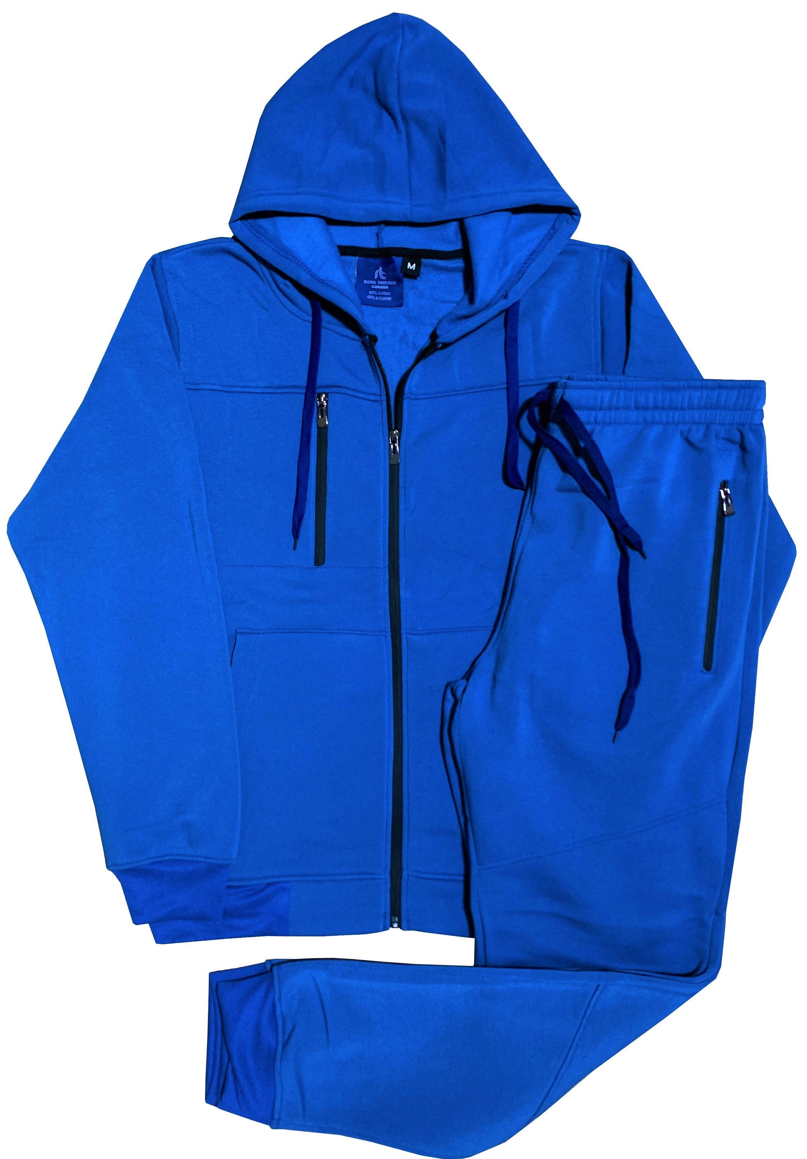 Royal Threads – Engroshandel Træningsdragt – til mænd – Mænds 2-delt Jogger stil Fleece Sweatsuit22