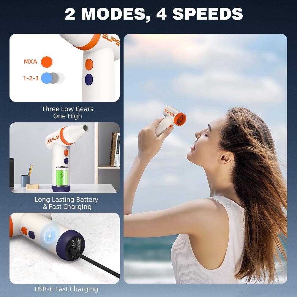 VIGOR - Wholesale Handheld electric fan - Electric Air Duster for Camera Lenses,Keyboard,ChipsCleaning3