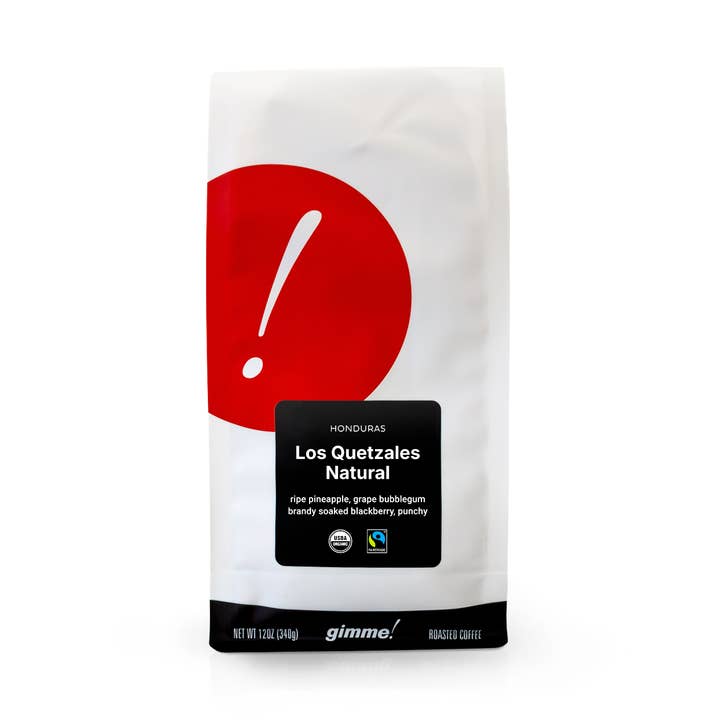 Gimme! Coffee Org Fairtrade Honduras Los Quetzales Natural for wholesale by Gimme! Coffee