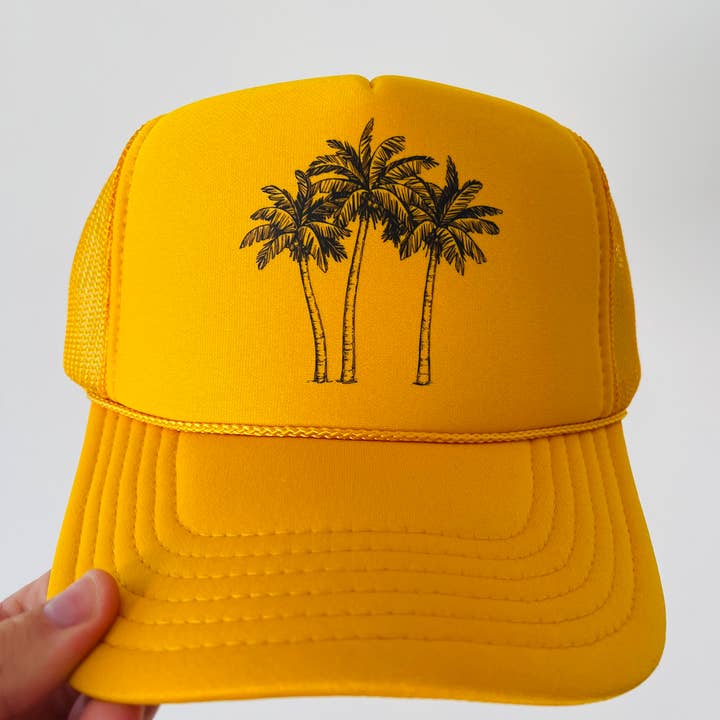 Rad Hat Society - Wholesale Trucker Hat - Unisex - Palm Trees