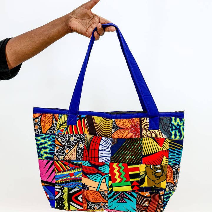 Patchwork Tote Bag for wholesale by Gitzell FairTrade