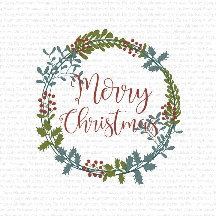 DTF Floral Christmas DTF Transfer-Ships 1-3 Days for wholesale by Aluminum Petunias