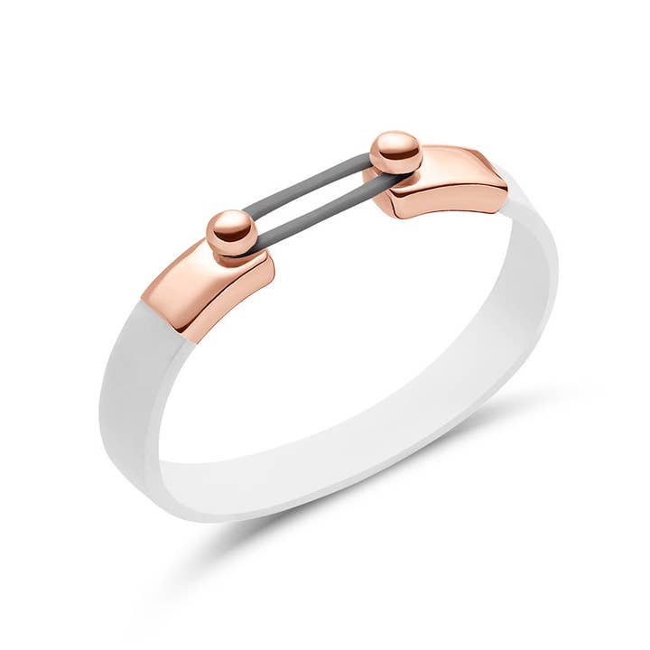 LOVESNAP Bracelet White / Rose Gold for wholesale by Lovesnap