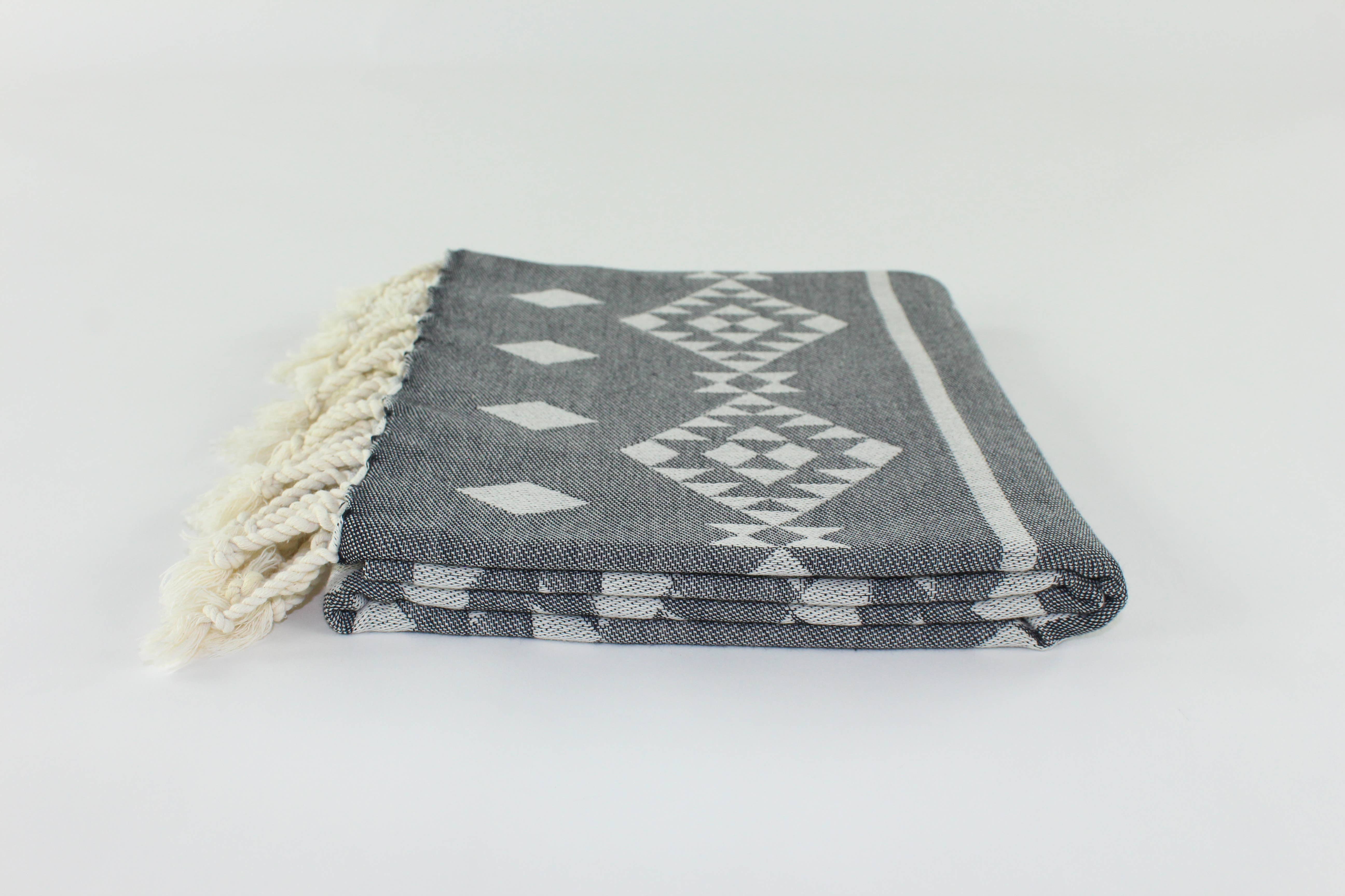TURKISH LINEN & TOWELS - Wholesale Beach Towel - Premium Turkish Cotton Kilim Pattern Beach Bath Pool Towel24