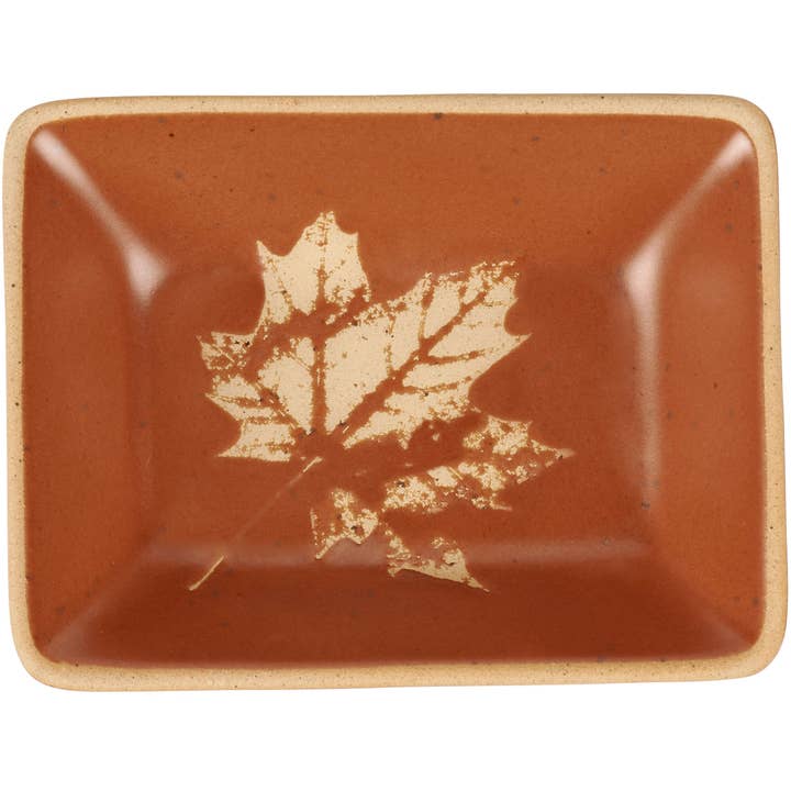 Primitives by Kathy - Wholesale Decorative Plate/Dish/Bowl - Fall Leaves Mini Tray2