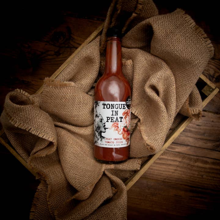 Tongue In Peat – Großhandel Cocktailmischung/-sirup – Bloody Mary Cocktailmixer mit geräuchertem Tomatensaft 500 ml/17,02 Unzen4