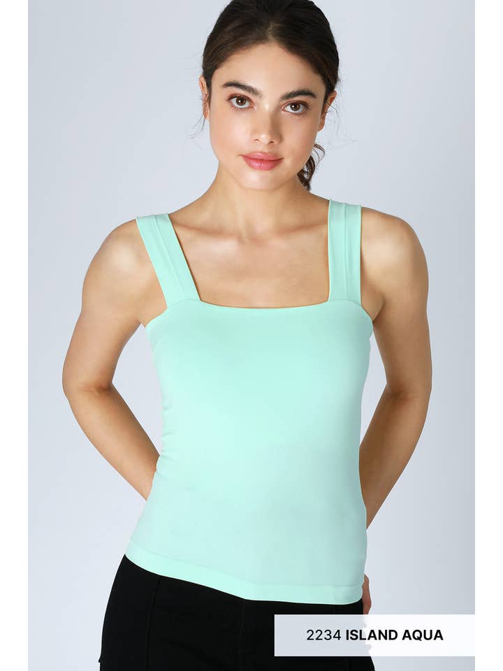NIKIBIKI - Wholesale Tank Top - Women's - NS8409- Clean Line Square Tank6