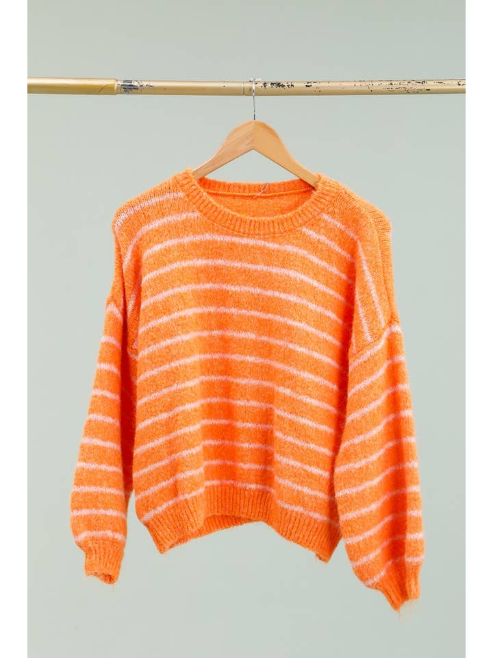 LÉA & LUC - Wholesale Knit Sweater - Women's - Striped sweater REF. 5115811