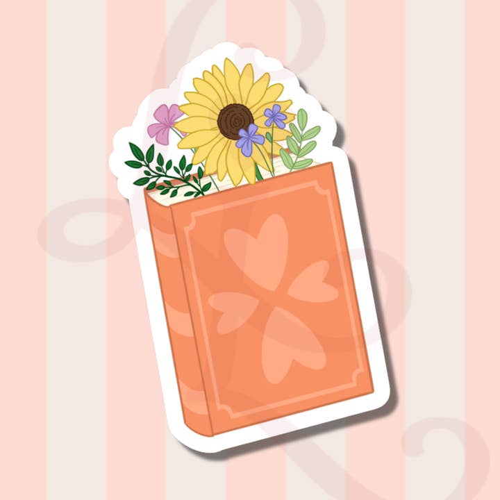 Blomst Bog Vinyl Klistermærke for engroshandel hos Lover's Library