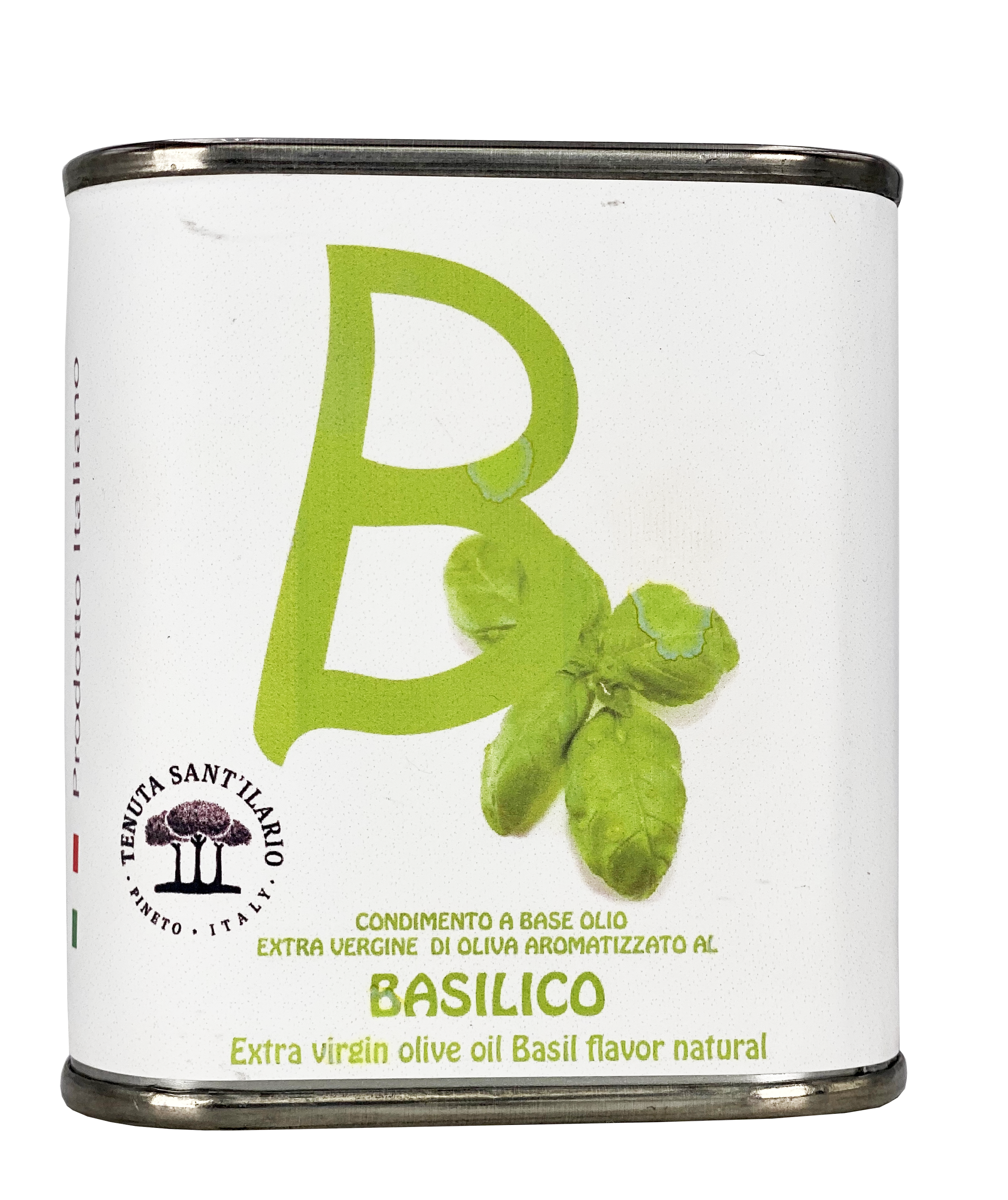 TENUTA SANT'ILARIO – wholesale Olivolja – Modern plåtbok med 18 stycken 100 ml smaksatta oljor11