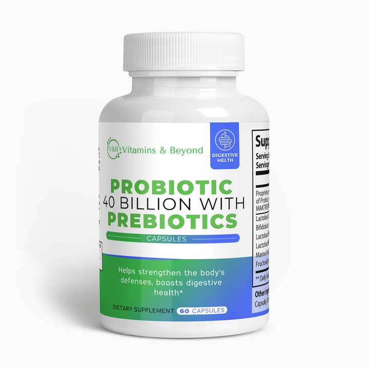 Probiotikum 40 Milliarden mit Präbiotika für den Großhandel von Vitamins & Beyond