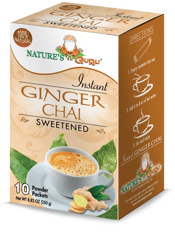 Instant Ginger Chai Sweet Bx for wholesale by Nature's Guru