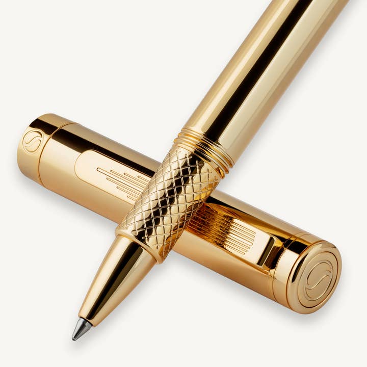EDC Gold Rollerball Pen for wholesale by Scriveiner