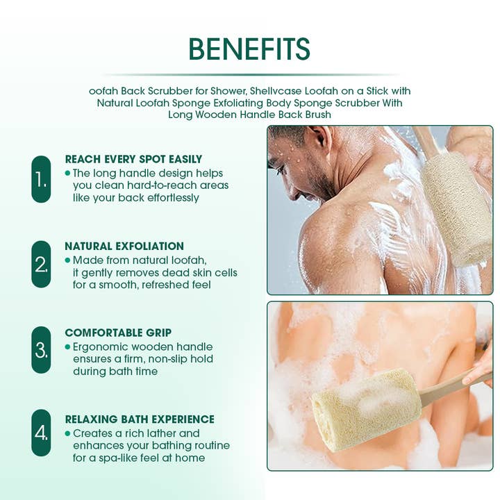 BeNat – Großhandel Luffa-Schwamm – Natürliche Loofah Badebürste/Peeling4