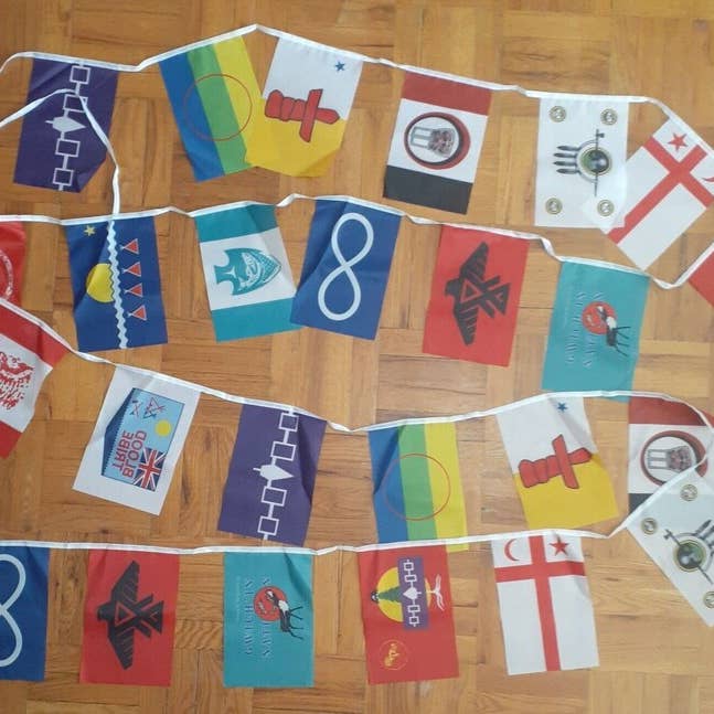 Eerste Naties Vlaggenlijn Banner voor wholesale door Nish Gear