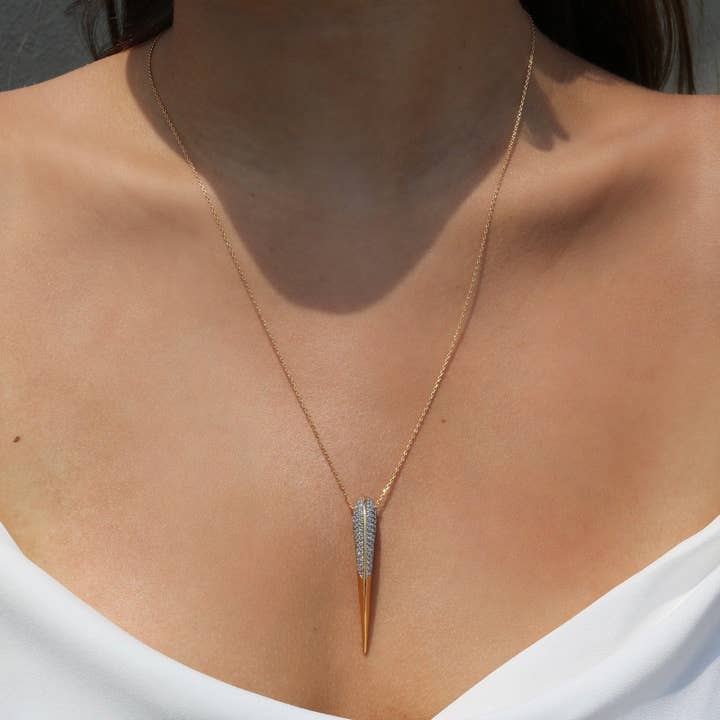 Phoenix Ketting – Verguld Statement Sieraad voor wholesale door Camille Jewelry