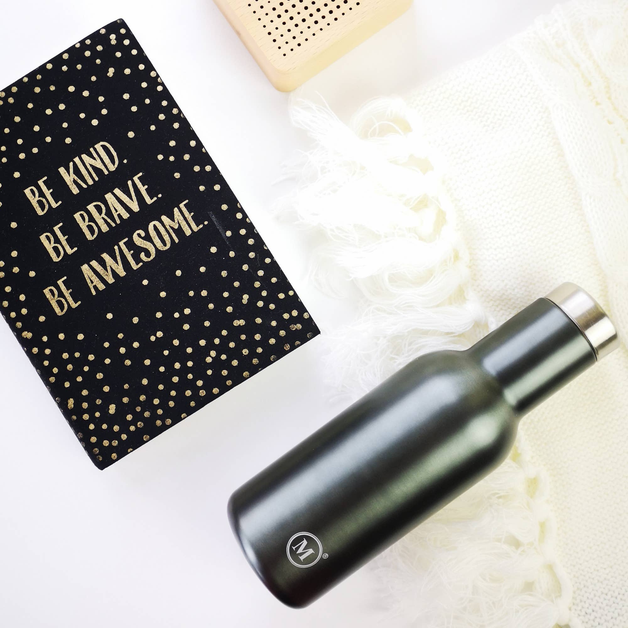 Minimal - Wholesale Water Bottle - Minimal Insulated Wine Bottle 600ml Gunmetal1