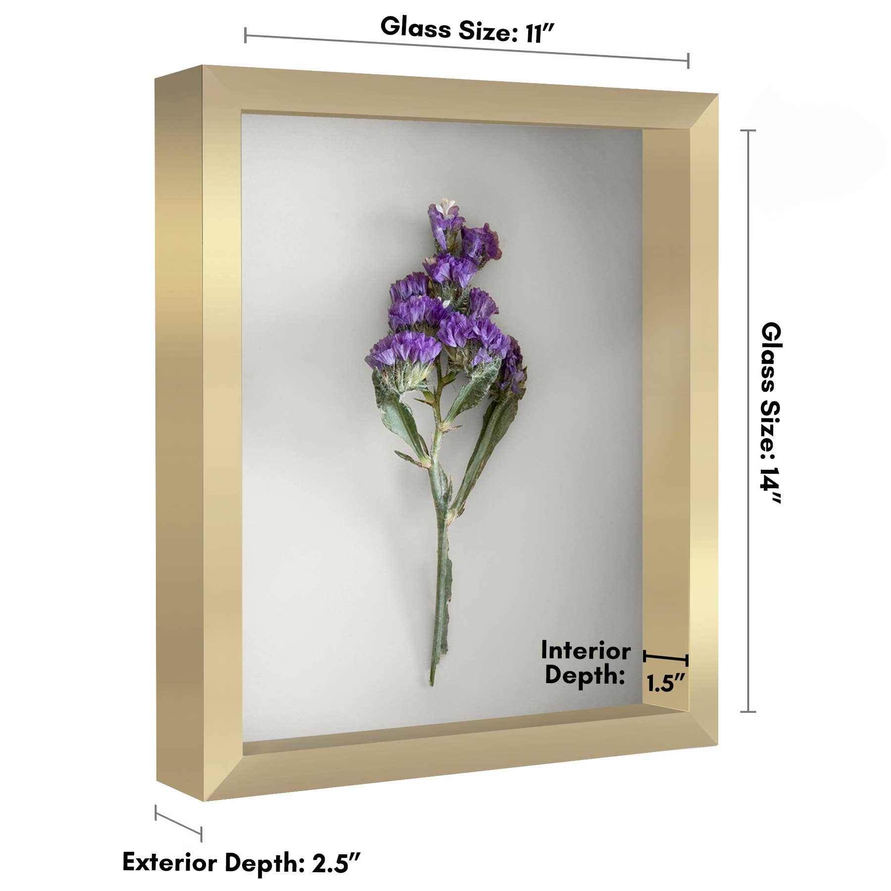 Americanflat - Wholesale Picture Frame - Americanflat Shadow Box Frame with Soft Felt Back61