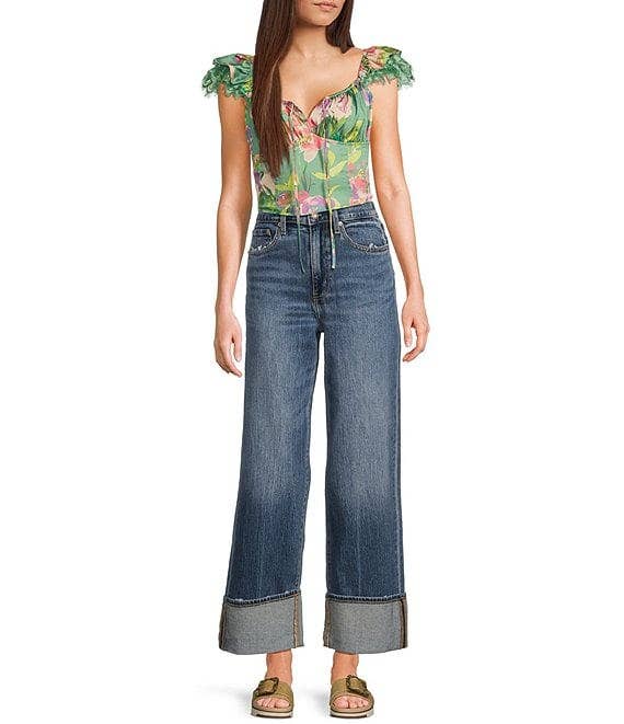 Rush Hour Eastside High Rise Loose Cuffed Jean for wholesale on Faire2