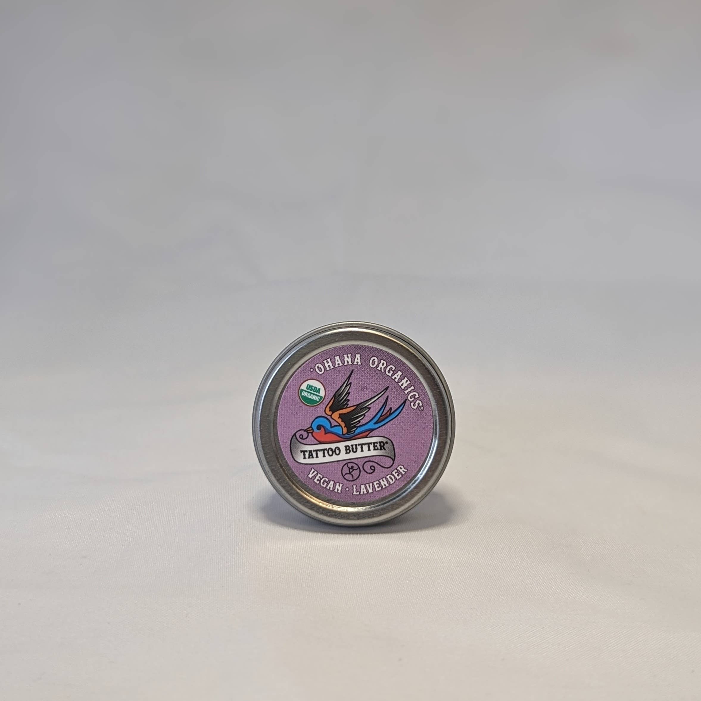 'Ohana Organics – Großhandel Tattoo-Salbe/-Pflege – Bio-Tattoo-Butter - Lavendel, 2 Größen (Karton mit 6 Stück)0