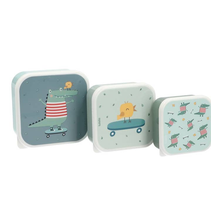 Tutete - Wholesale Lunch Bag/Box - Kids - 3 Croc Lunch Boxes