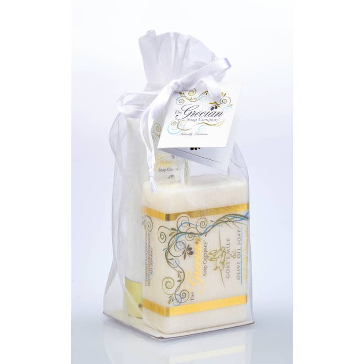 The Grecian Soap Company - Wholesale Bath & Body Set - Goat Milk Relaxation Organic Soap and Lotion Gift Set