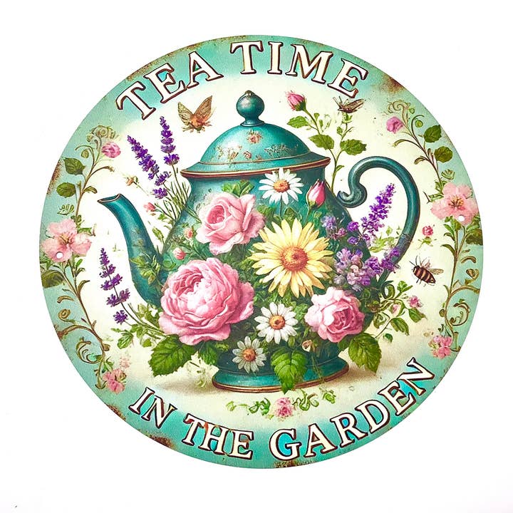 Decorazione da Parete per Sala da Tè Tempo del Tè nel Giardino fiori per la vendita all'ingrosso da parte di All Little Cute Things