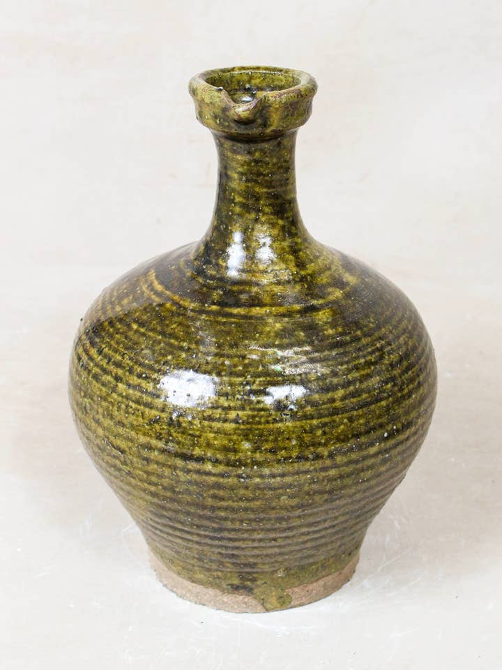 Glazed Bottle Vase - GV36 for wholesale by Botanical Boys