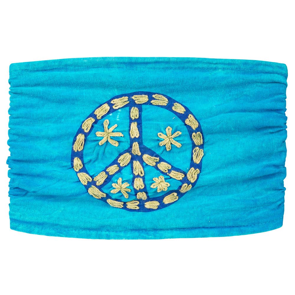 Benjamin International - Wholesale Fashion Headband - Women's - PEACE HEADBAND ASSORTED COLORS1