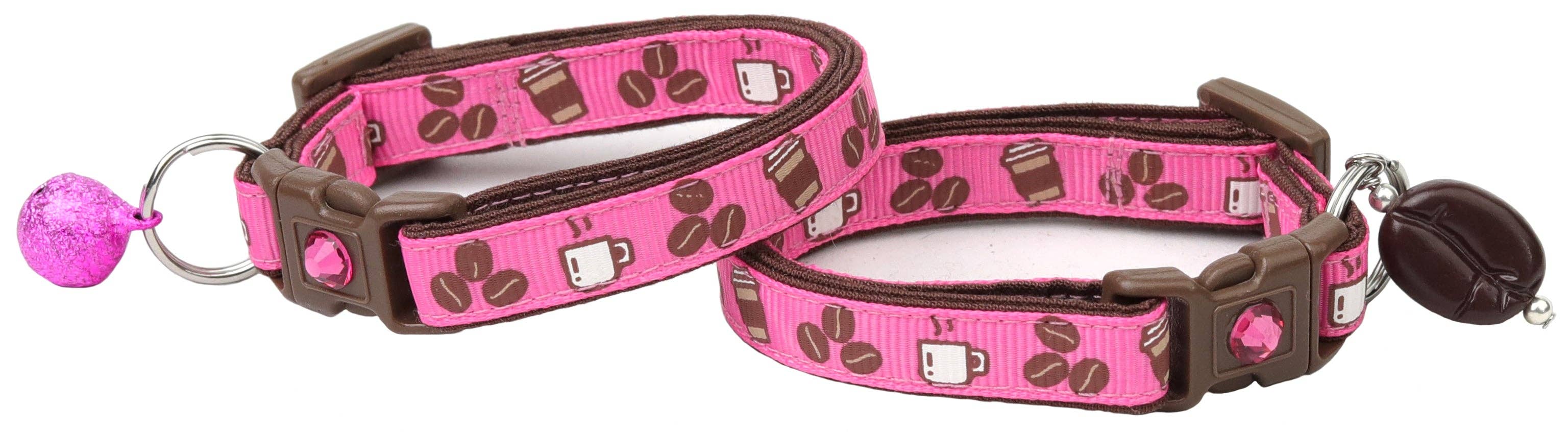 From Pugs to Persians Pet Accessories, LLC - Wholesale Pet Collar - Cat - Coffee Beans Breakaway Cat Collar51
