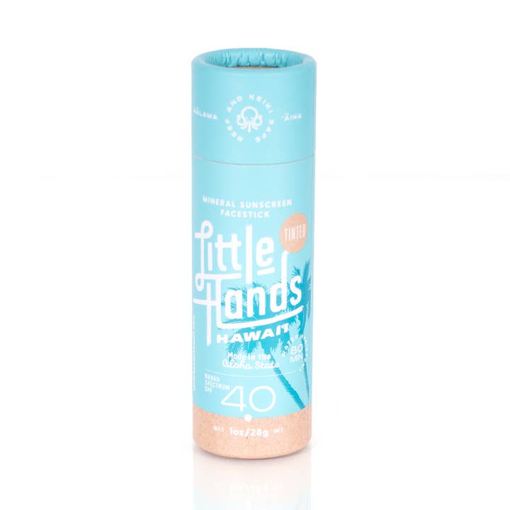 Little Hands Hawaii – Protetor solar por atacado – Protetor facial em bastão 28 g SPF 40+ (Escolha a cor)0