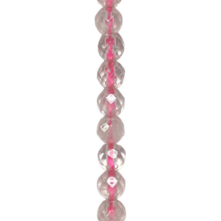 Rosenkvarts - (polerad) - Rund/Facetterad för wholesale av The Bead District