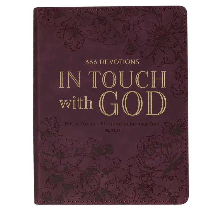Devotional In Touch with God Faux Leather for wholesale by Christian Art Gifts