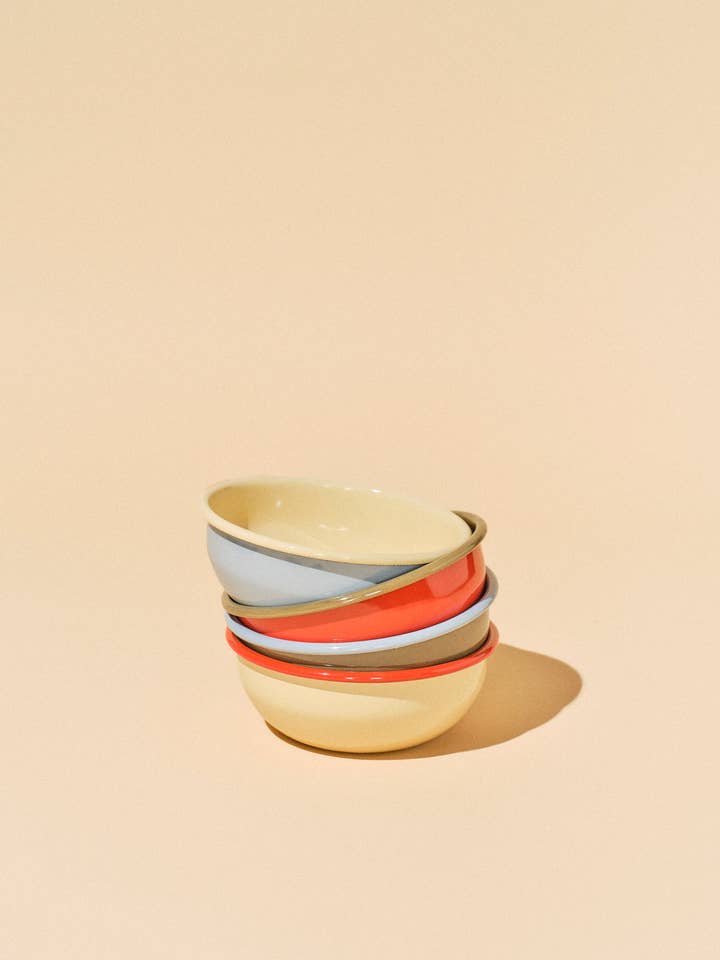 ENAMELWARE BOWL SET for wholesale by The Get Out