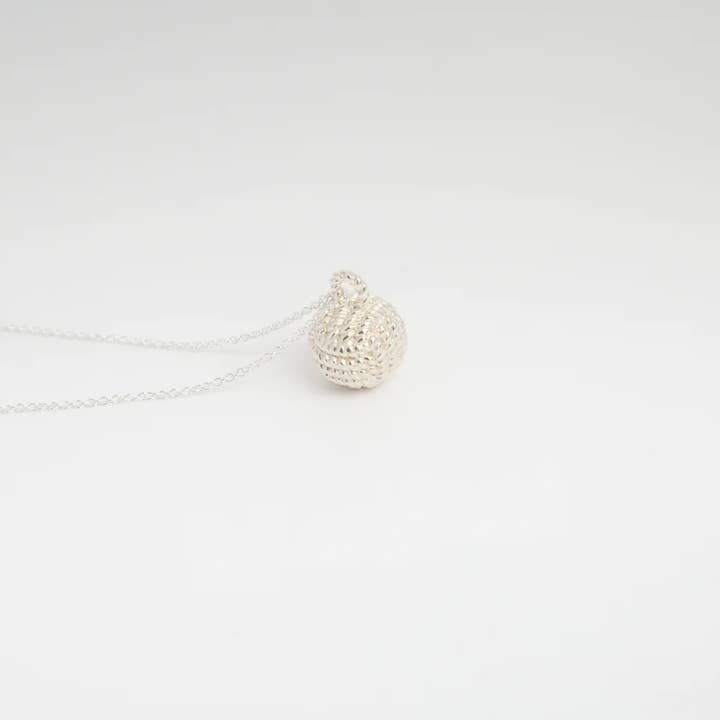 Patsy Kane | Nautical - Wholesale Pendant/Charm Necklace - Monkey Fist Pendant Sterling Silver2