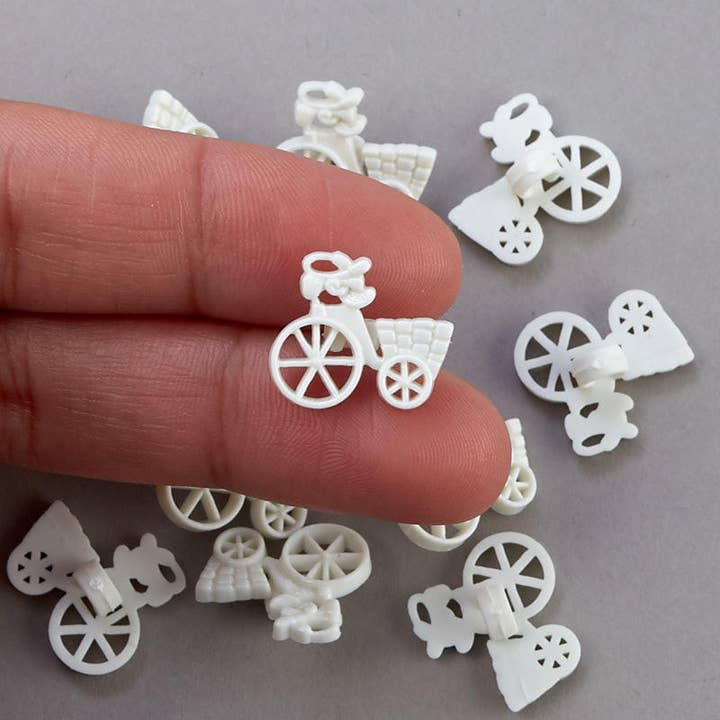 Factory Direct Craft - Wholesale Sewing button/snap - Pack of 12 Mini Theme Shank Buttons - Select Type