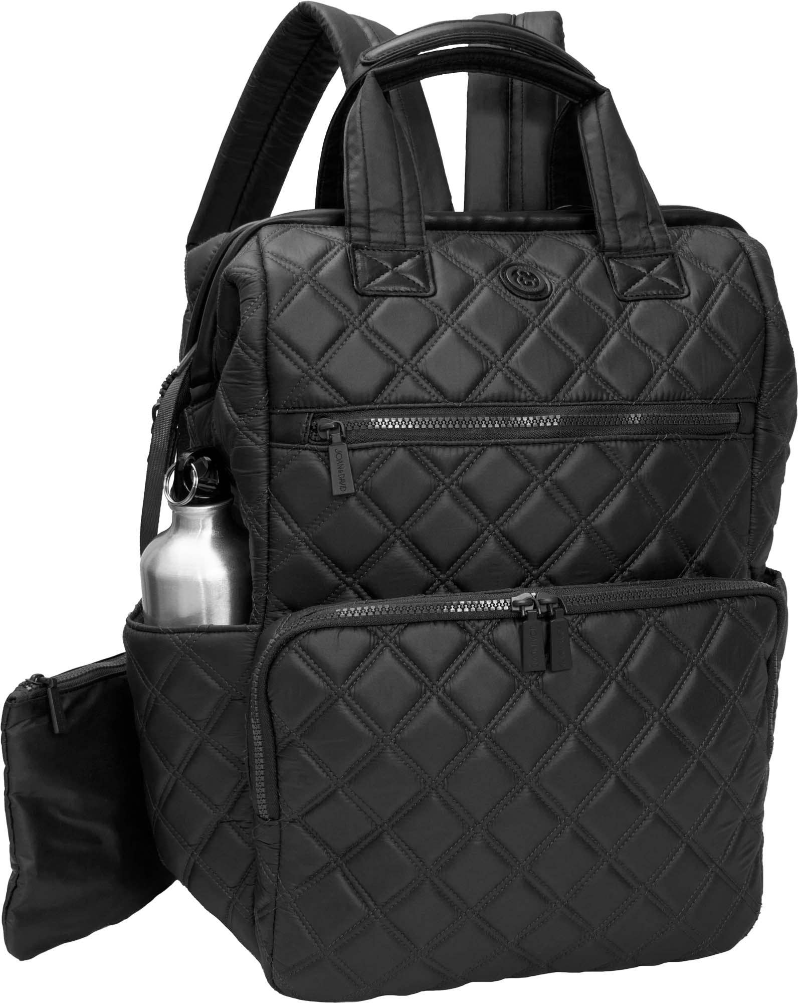Magid - Wholesale Backpack - Women's - Joan & David Diamond Quilted Puffer Nylon Square Laptop Backpack0