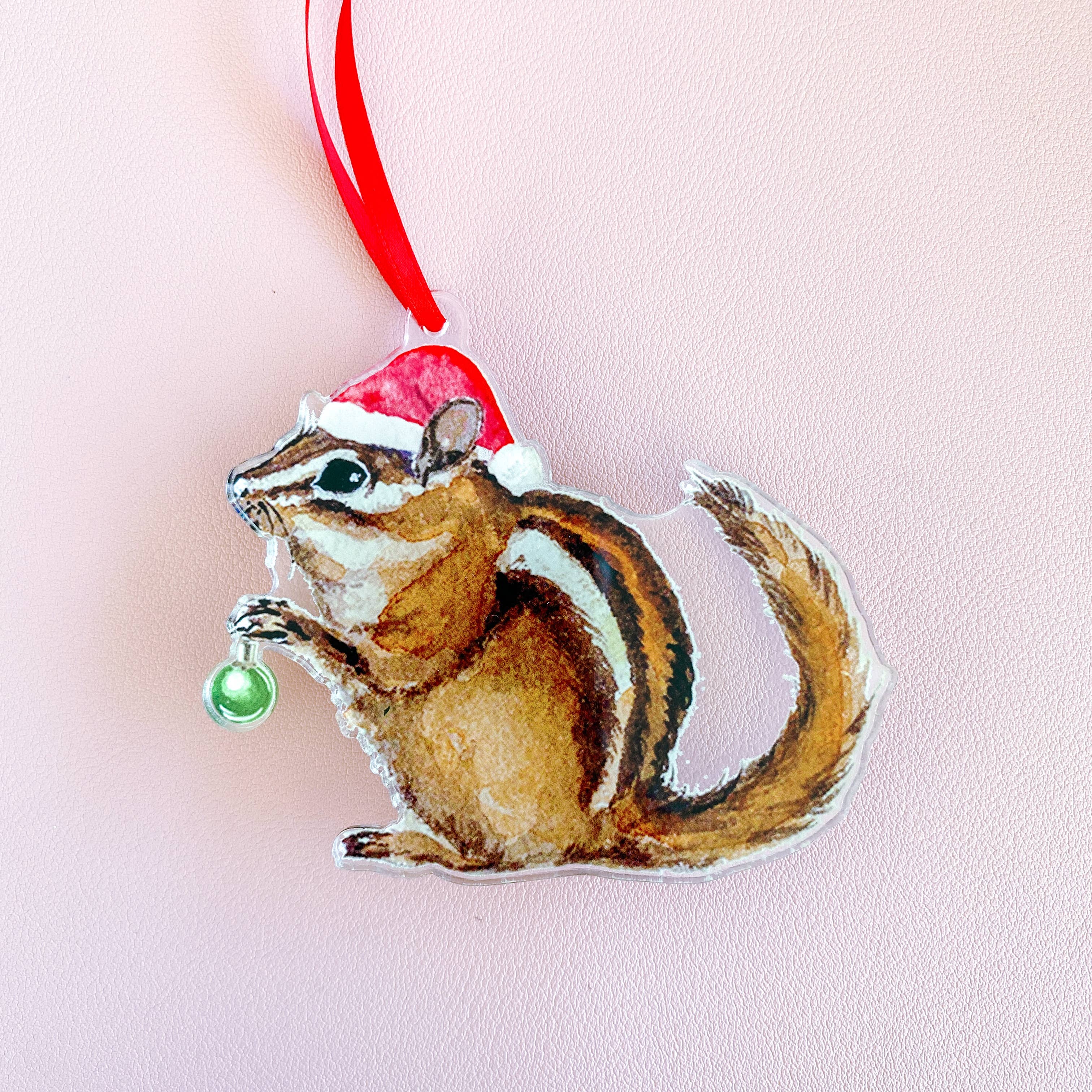 Cami Monet – wholesale Ornament – Tree Trimming Chipmunk Ornament0