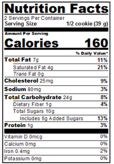 WOW Baking Company - Wholesale Cookie - Gluten-Free Ginger Molasses Cookie Grocery Singles7