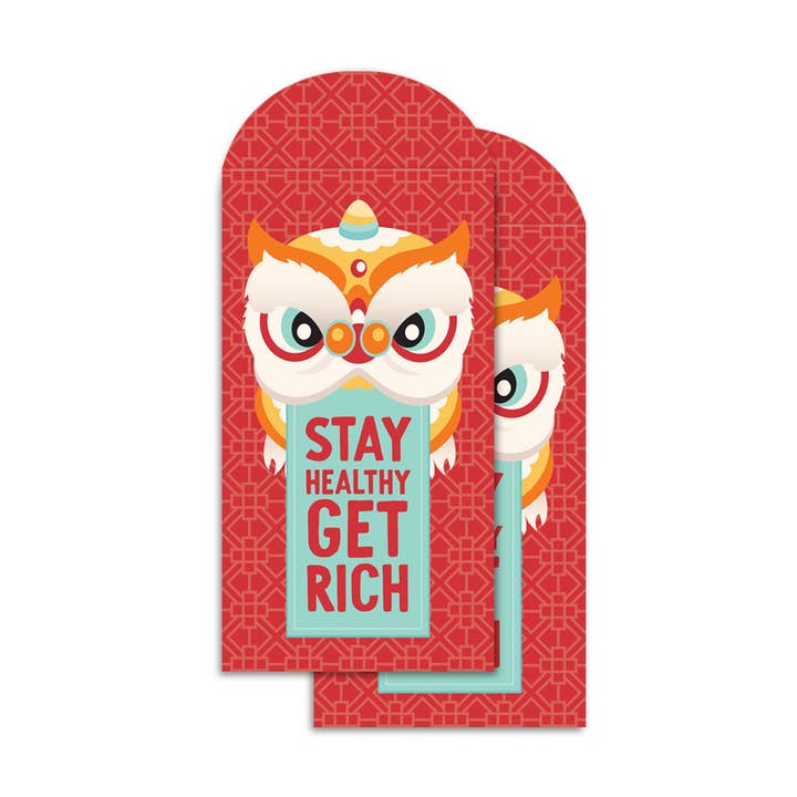 Stay healthy get rich lunar new year red envelopes for wholesale by I'll Know It When I See It