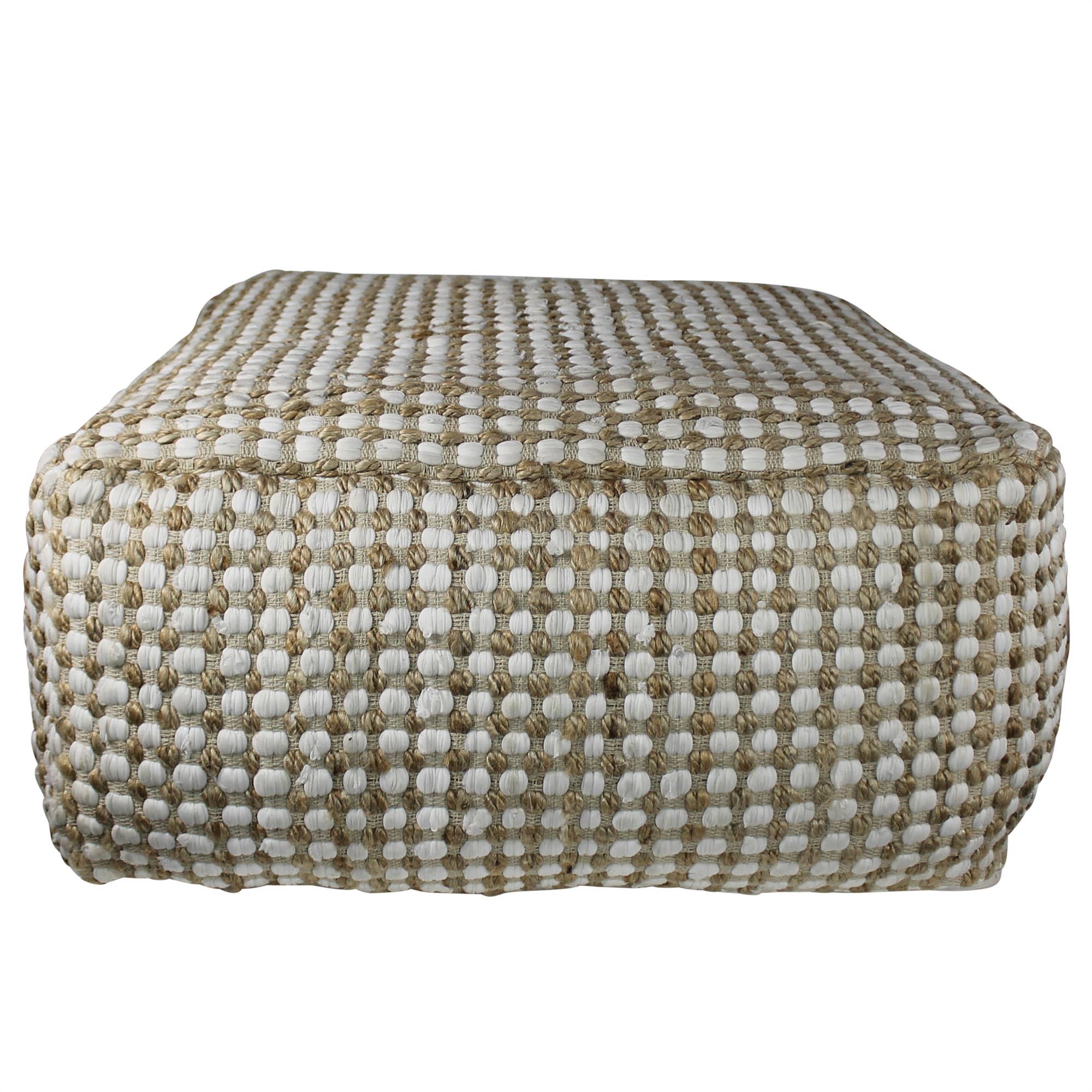 HomArt - Vendita all'ingrosso Pouf - Elin Pouf, Canapa & Cotone2